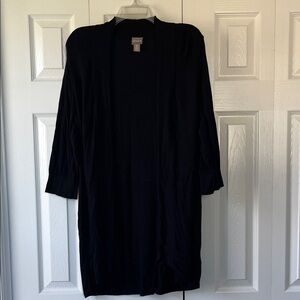 Chico's Black Cardigan Sweater Size 3